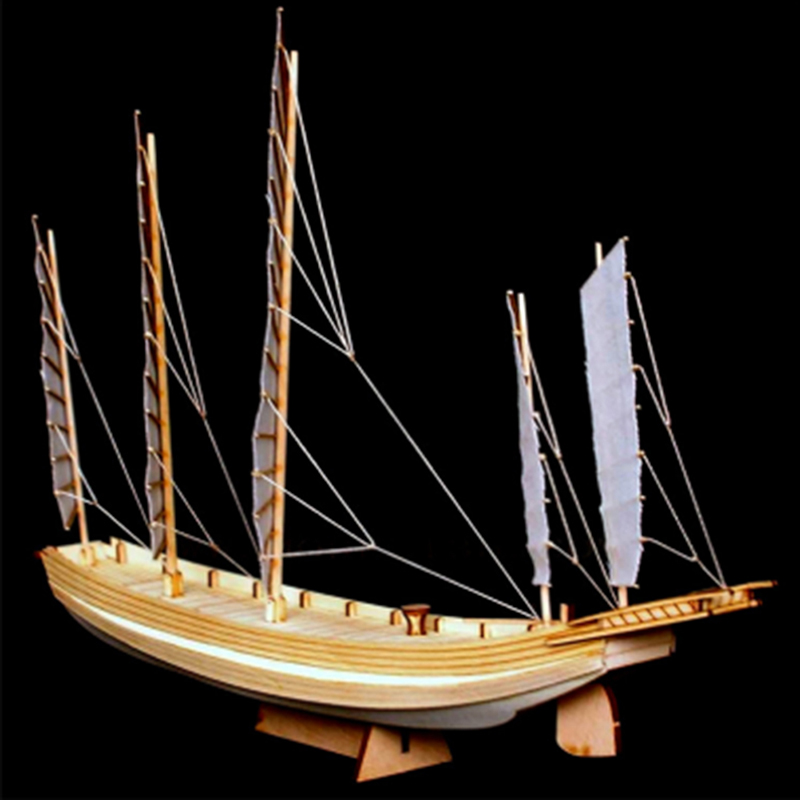 Model Kit Keroro - 1pcs Chinese sand boat wooden assembly