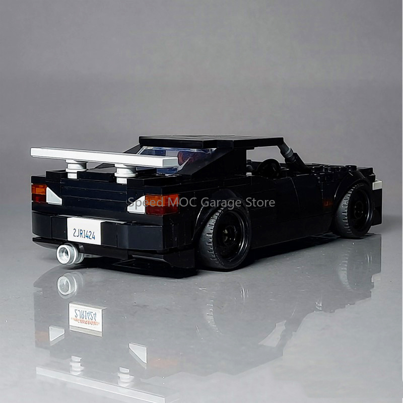 MOC Black 1990s JDM Sports Car - огляд і ціна Model Kit Jdm