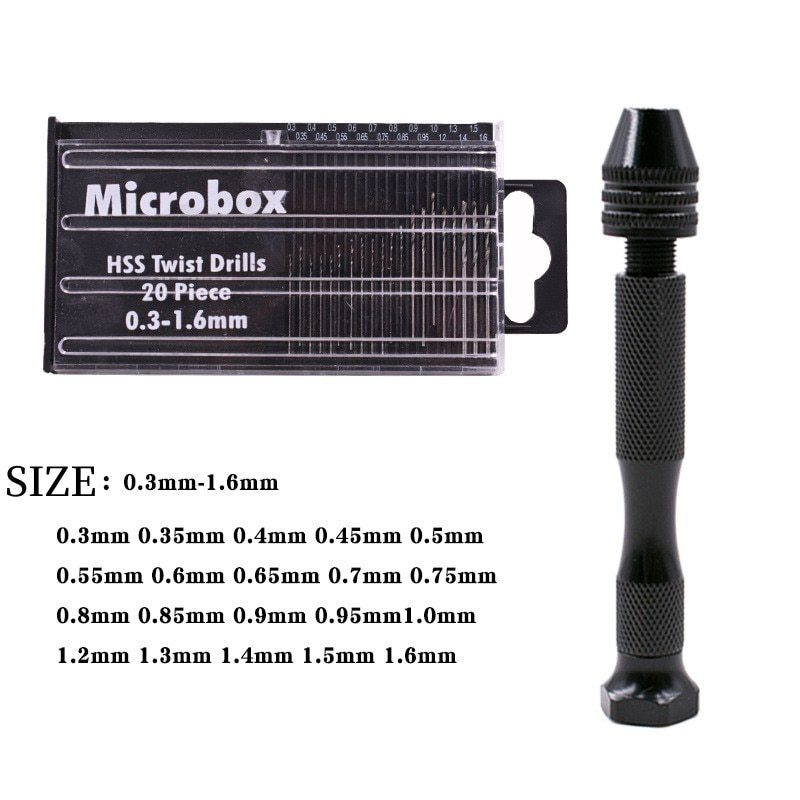 Micro Mini Pin Vise Hand Drill - огляд і ціна Pin Vice Micro
