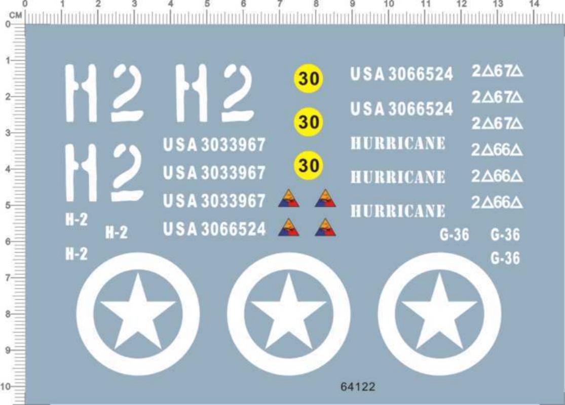 Water Slide Decal for 1/16 1/1 - огляд і ціна Model Kit Water Decal
