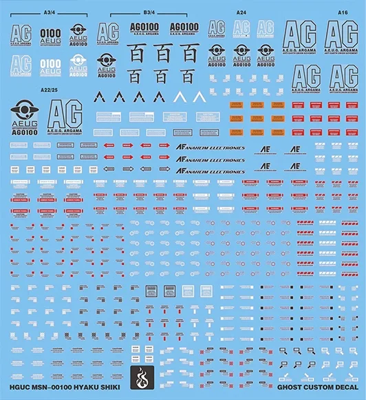 YAN Fluorescent Water Decals f - огляд і ціна Model Kit Water Decal