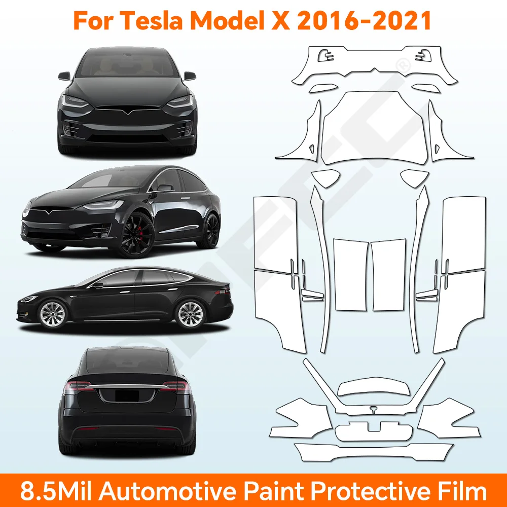 TPU For Tesla Model X 2016-202 - огляд і ціна Logo Model Kit