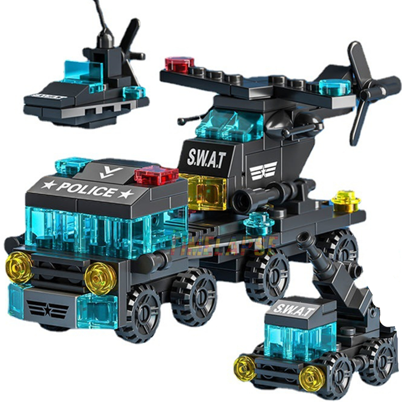 6in1 NEW Special Police Tow Tr - огляд і ціна Model Kit Lamborghini