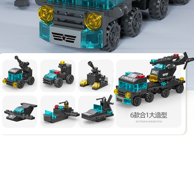 6in1 NEW Special Police Tow Tr - огляд і ціна Model Kit Lamborghini