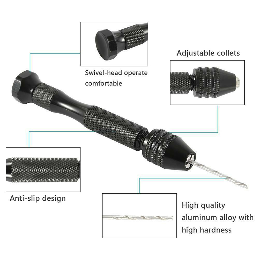 36Pcs Micro Hand Drill Bits Se - огляд і ціна Pin Vice Micro