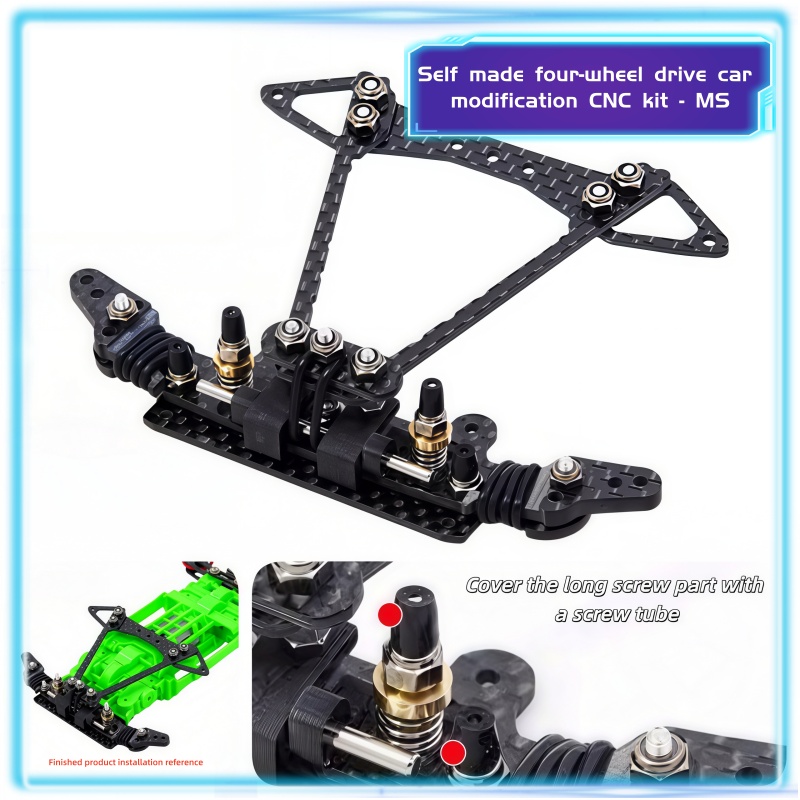 1SET Homemade Mini 4WD Carbon  - огляд і ціна Model Kit Ms General