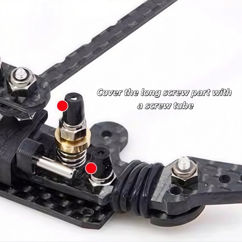 1SET Homemade Mini 4WD Carbon  - огляд і ціна Model Kit Ms General