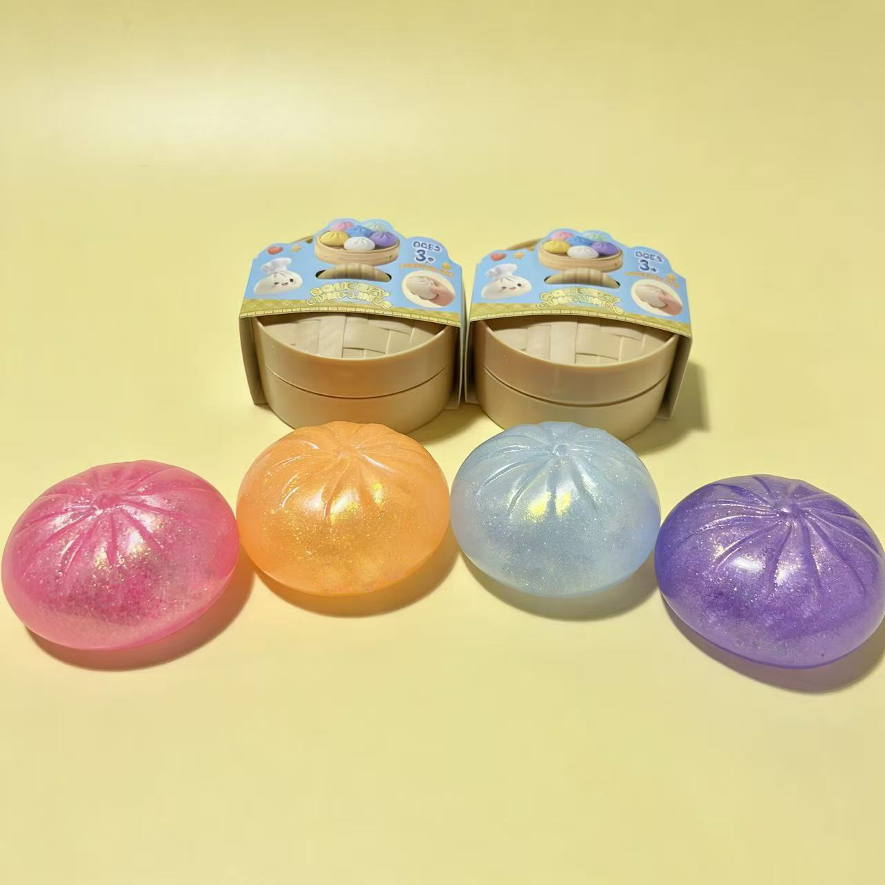 Glitter Dumpling Squishy Bead  - огляд і ціна Model Kitchen Set Pvc
