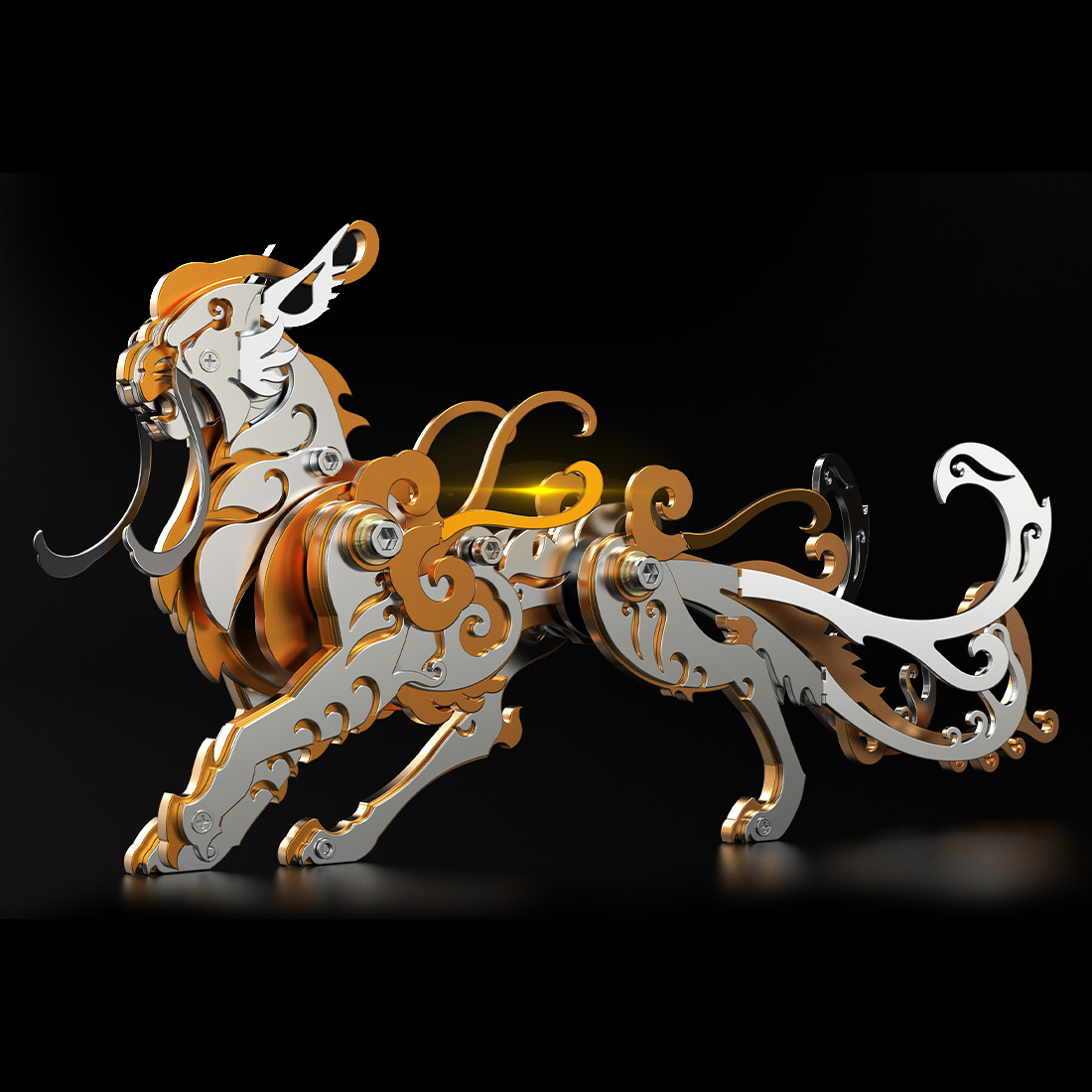 White Hu Tiger God Beast DIY M - огляд і ціна Model Kit Keroro