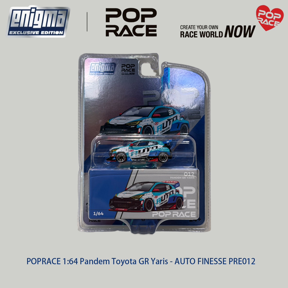 POP RACE 1:64 Blister Pack Set - огляд і ціна Model Kit Car