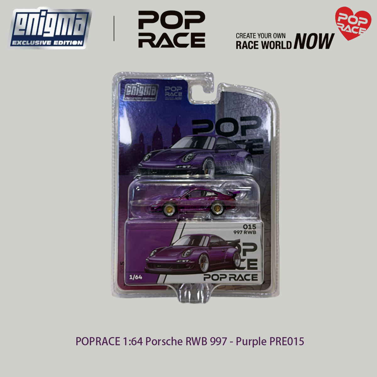 POP RACE 1:64 Blister Pack Set - огляд і ціна Model Kit Car