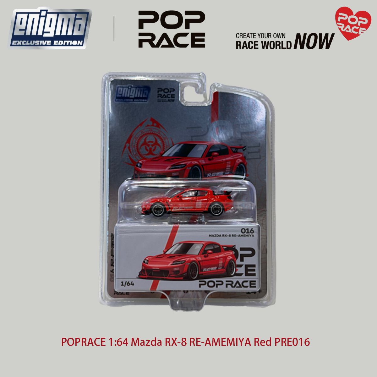 POP RACE 1:64 Blister Pack Set - огляд і ціна Model Kit Car