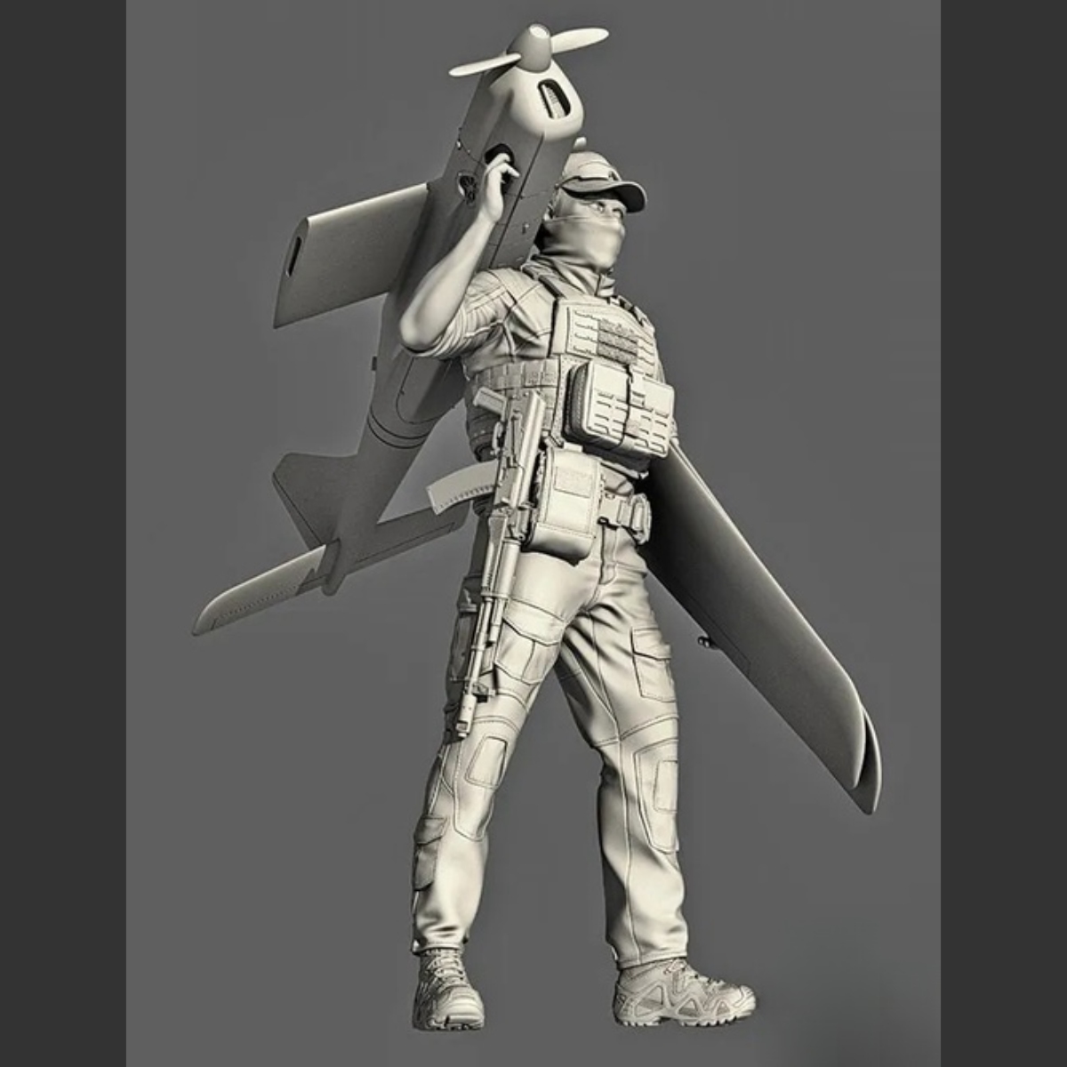 1/16 Resin unpainted model Kit - огляд і ціна Model Kit Keroro
