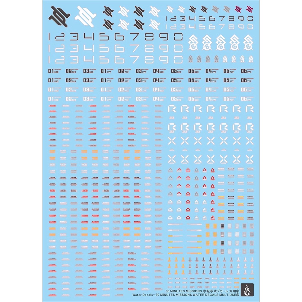 Multiuse 2 Fluorescent Water D - огляд і ціна Model Kit Water Decal
