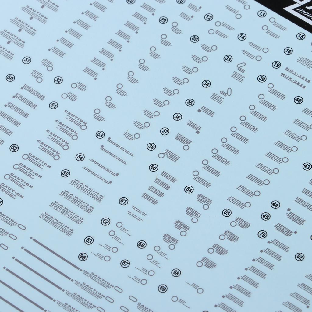 Waterslide Paper Model Sticker - огляд і ціна Model Kit Water Decal