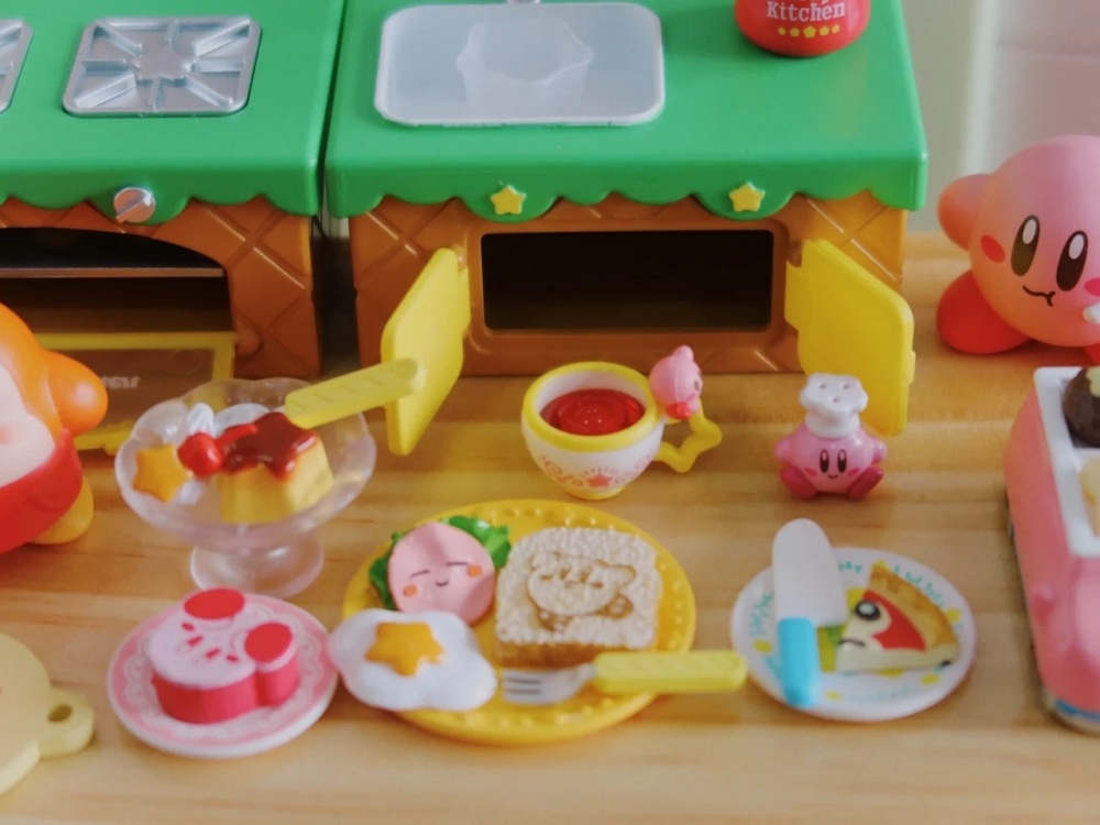 RE-MENT Kirby Kitchen Miniatur - огляд і ціна Model Kitchen Set Pvc