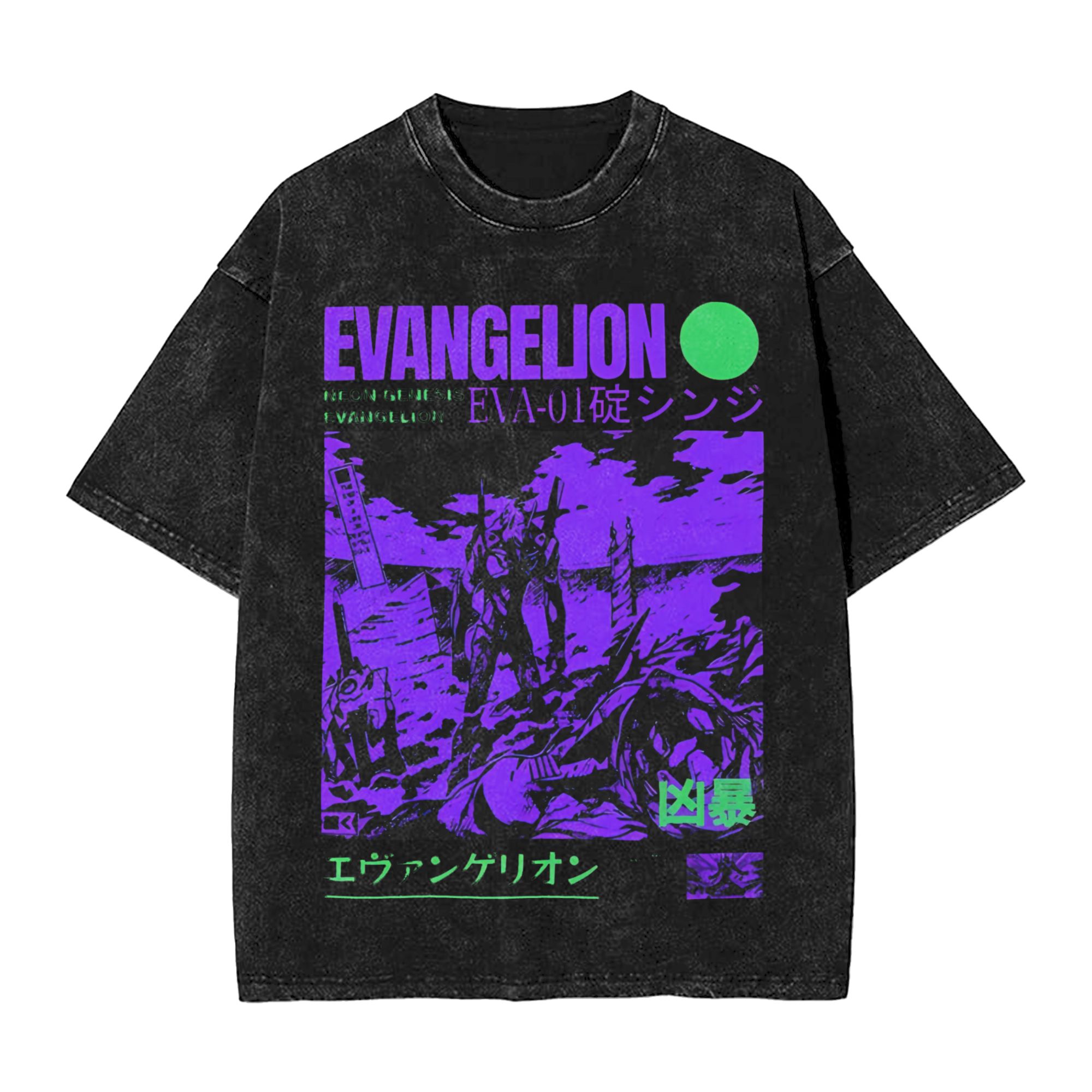 EVA Unit-01 Vintage Washed T-S - огляд і ціна Model Kit Evangelion