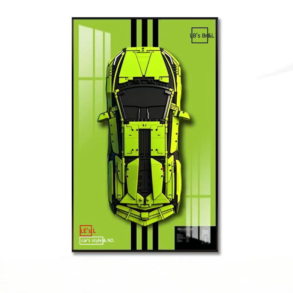Display Wall Mount for LEGO 42 - огляд і ціна Model Kit Lamborghini