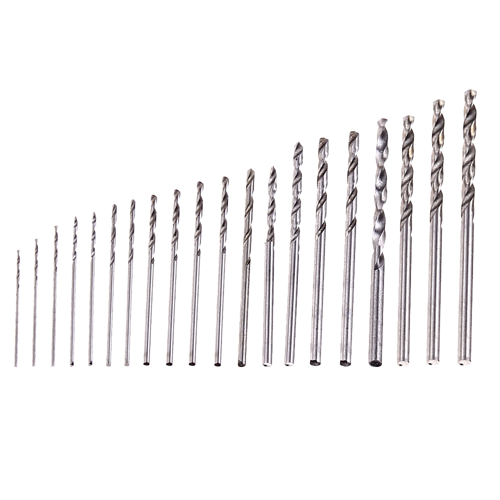 20 Pcs Mini Twist Drill Bits P - огляд і ціна Pin Vice Micro