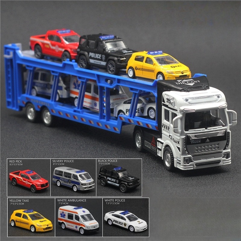 An alloy double-layer transpor - огляд і ціна Model Kit Car