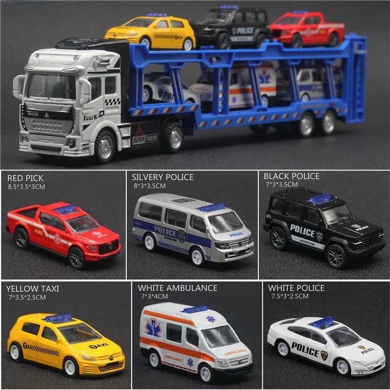 An alloy double-layer transpor - огляд і ціна Model Kit Car