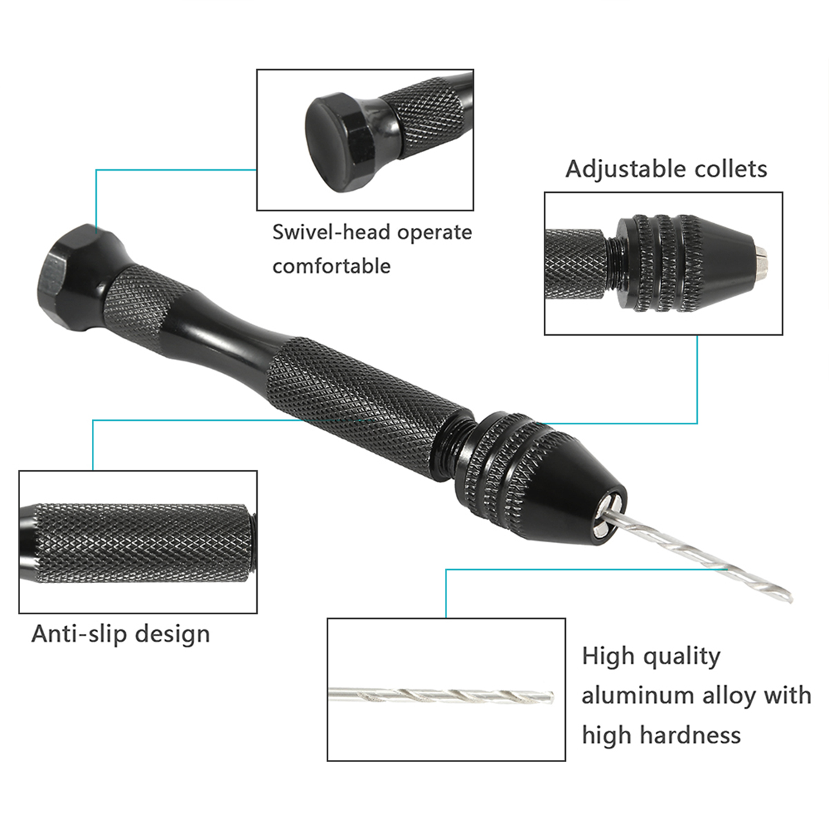 57/21pcs Pin Vise Hand Drill B - огляд і ціна Pin Vice Micro