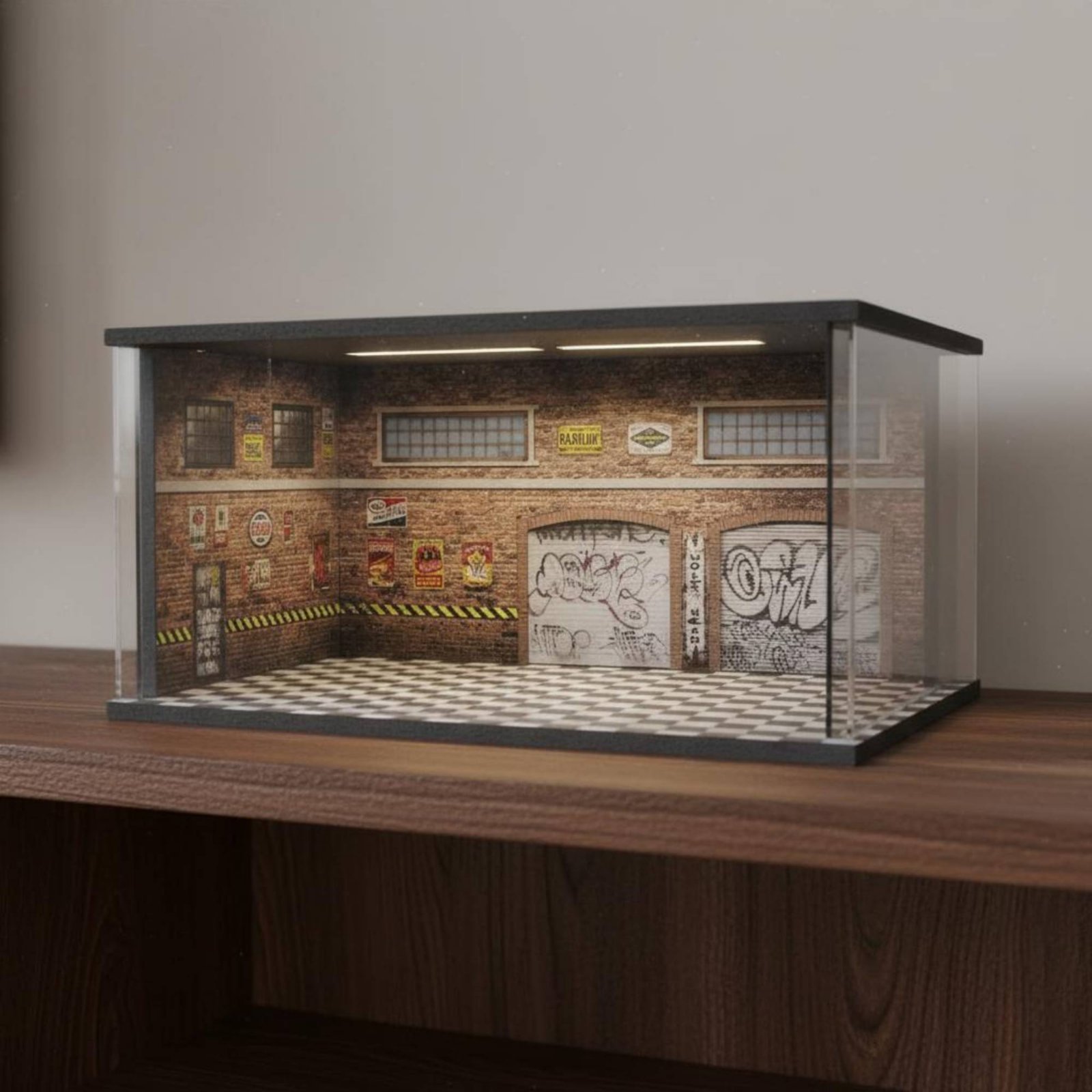 Lighted Car Repair Shop Model  - огляд і ціна Model Kit Car