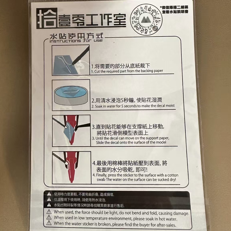 New High Definition Fluorescen - огляд і ціна Model Kit Water Decal