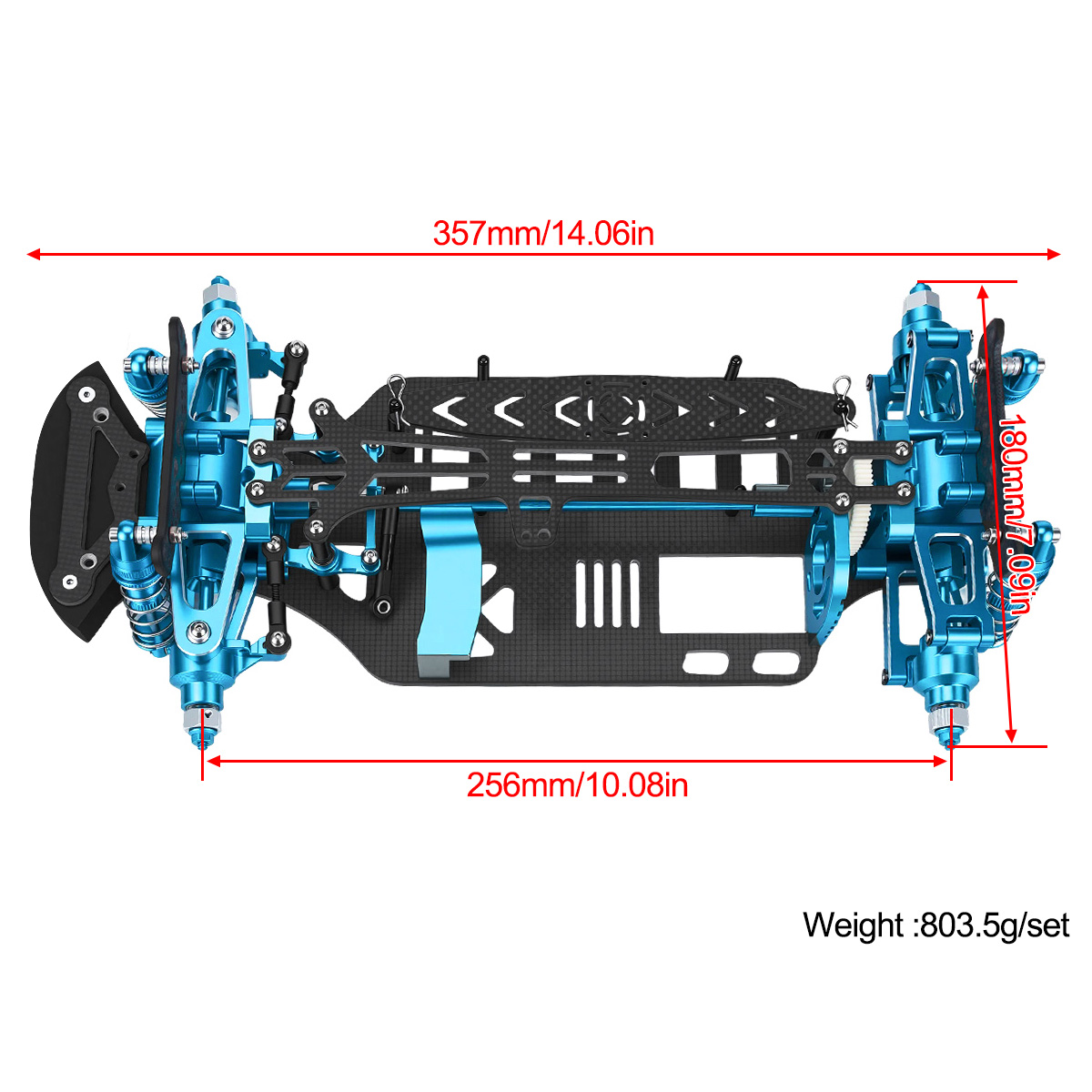 Aluminum & Carbon Fiber Frame  - огляд і ціна Model Kit Helicopter