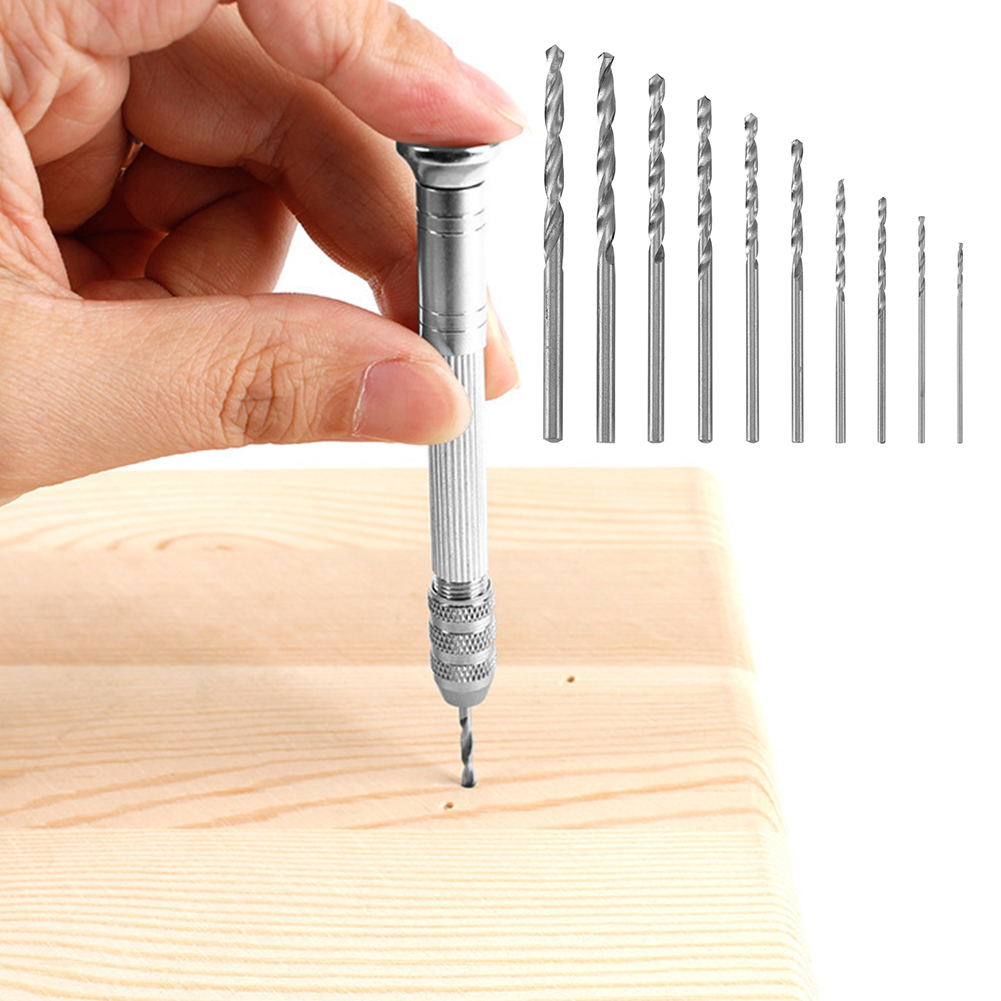 Wood Drill Bit Kit Mini Set Hi - огляд і ціна Pin Vice Micro