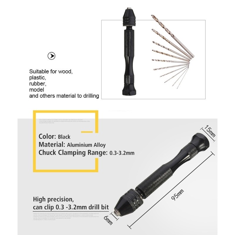 Micro Mini Hand Drill Bits Set - огляд і ціна Pin Vice Micro