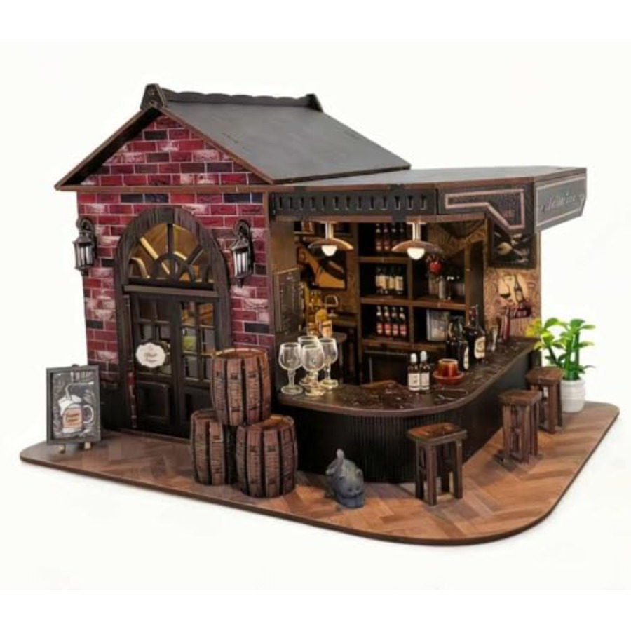 Book Nook Kit, 3D Wooden Minia - огляд і ціна Model Kit Wood