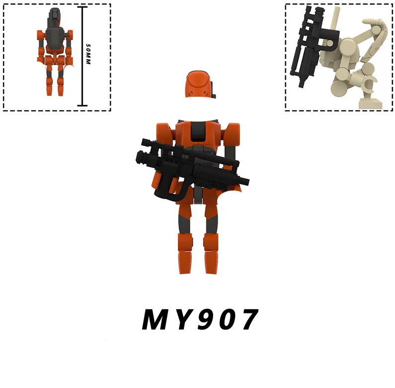 MY901-MY910 Building Blocks Wa - огляд і ціна Model Kit Action Figure