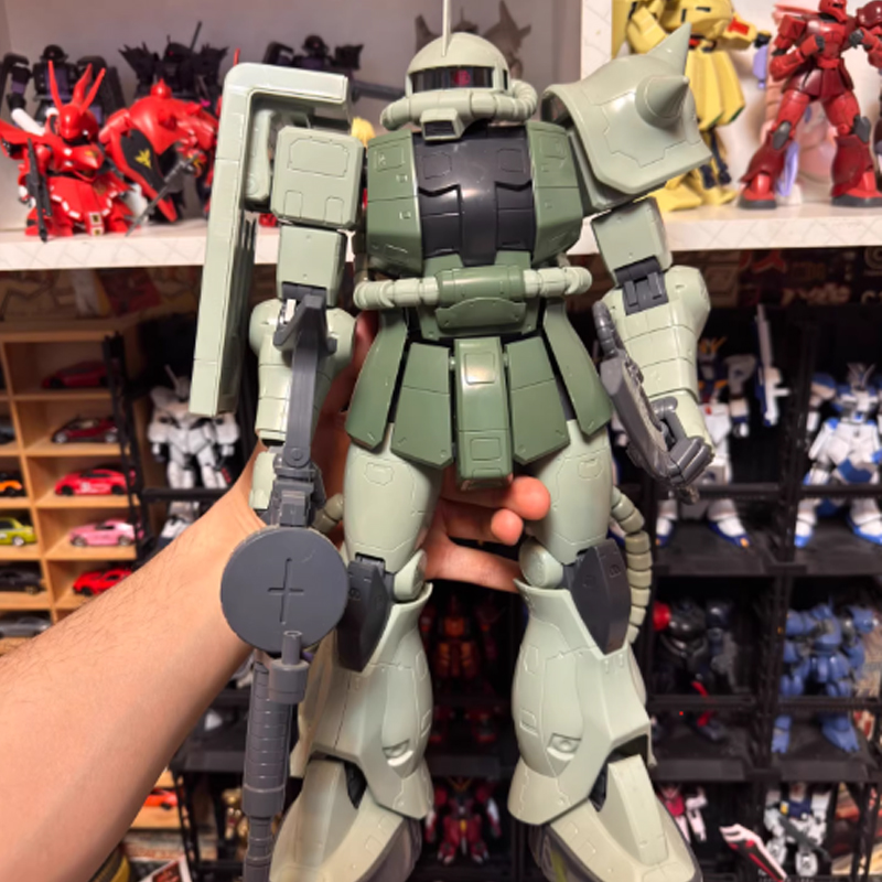 Hot 1/48 MEGA Zaku II Assembly - огляд і ціна Model Kit Water Decal