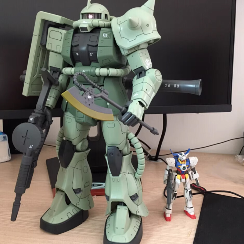 Hot 1/48 MEGA Zaku II Assembly - огляд і ціна Model Kit Water Decal