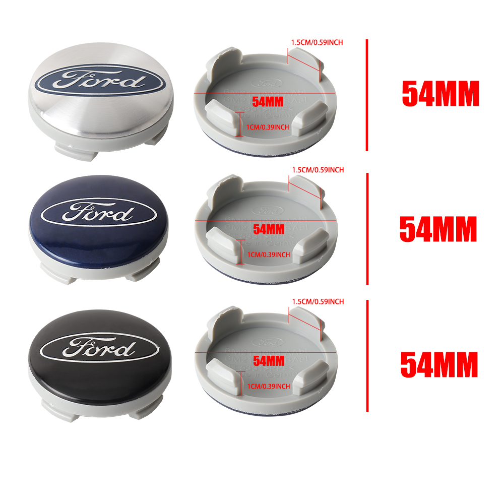 4pcs 54mm Hub Centre Rim Cover - огляд і ціна Logo Model Kit