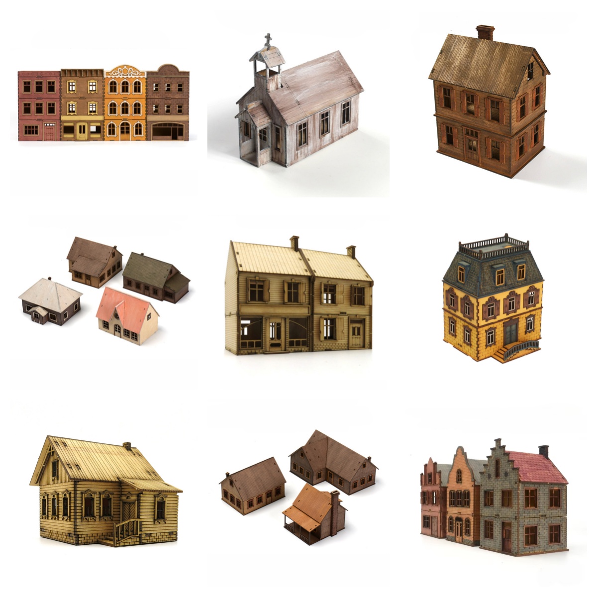 1/72 Wooden Assembly House Eur - огляд і ціна Model Kit Centaur