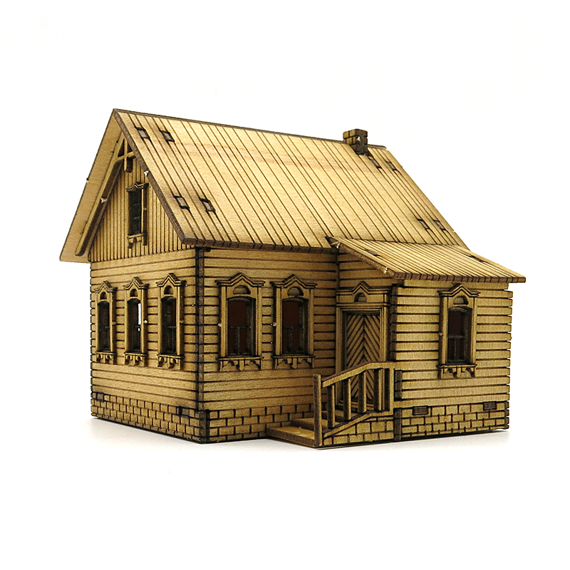1/72 Wooden Assembly House Eur - огляд і ціна Model Kit Centaur