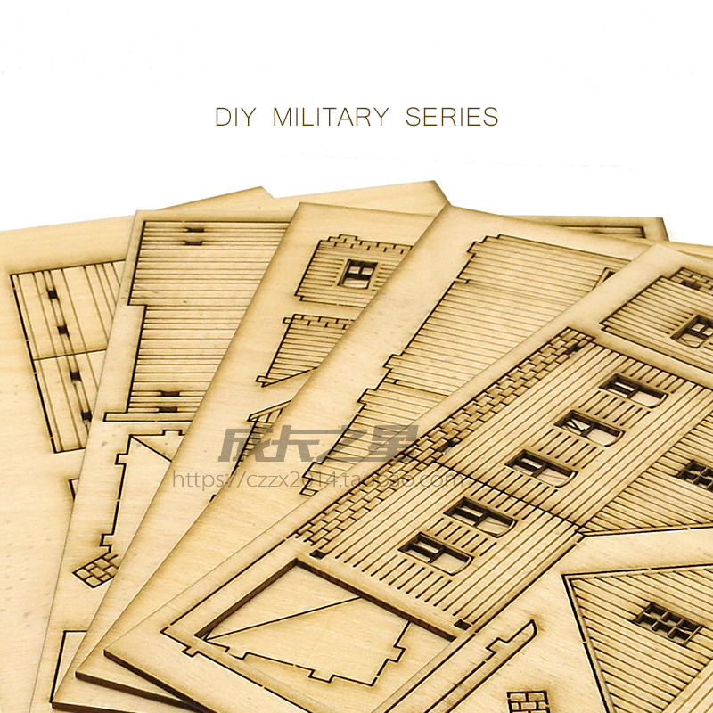 1/72 Wooden Assembly House Eur - огляд і ціна Model Kit Centaur