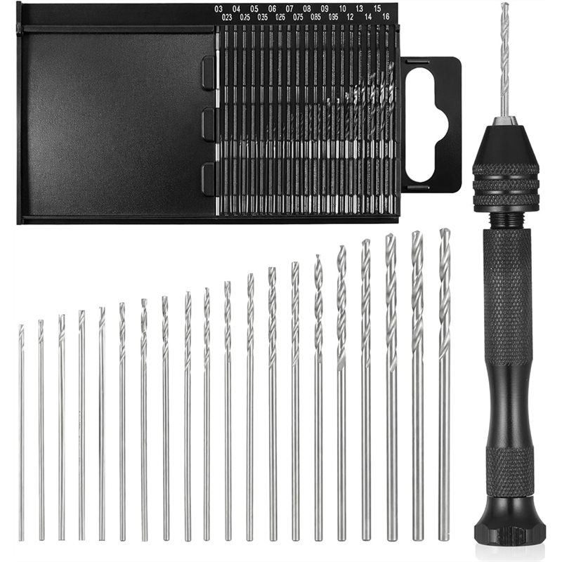 A59Z-21PCS Metric Mini Micro D - огляд і ціна Pin Vice Micro