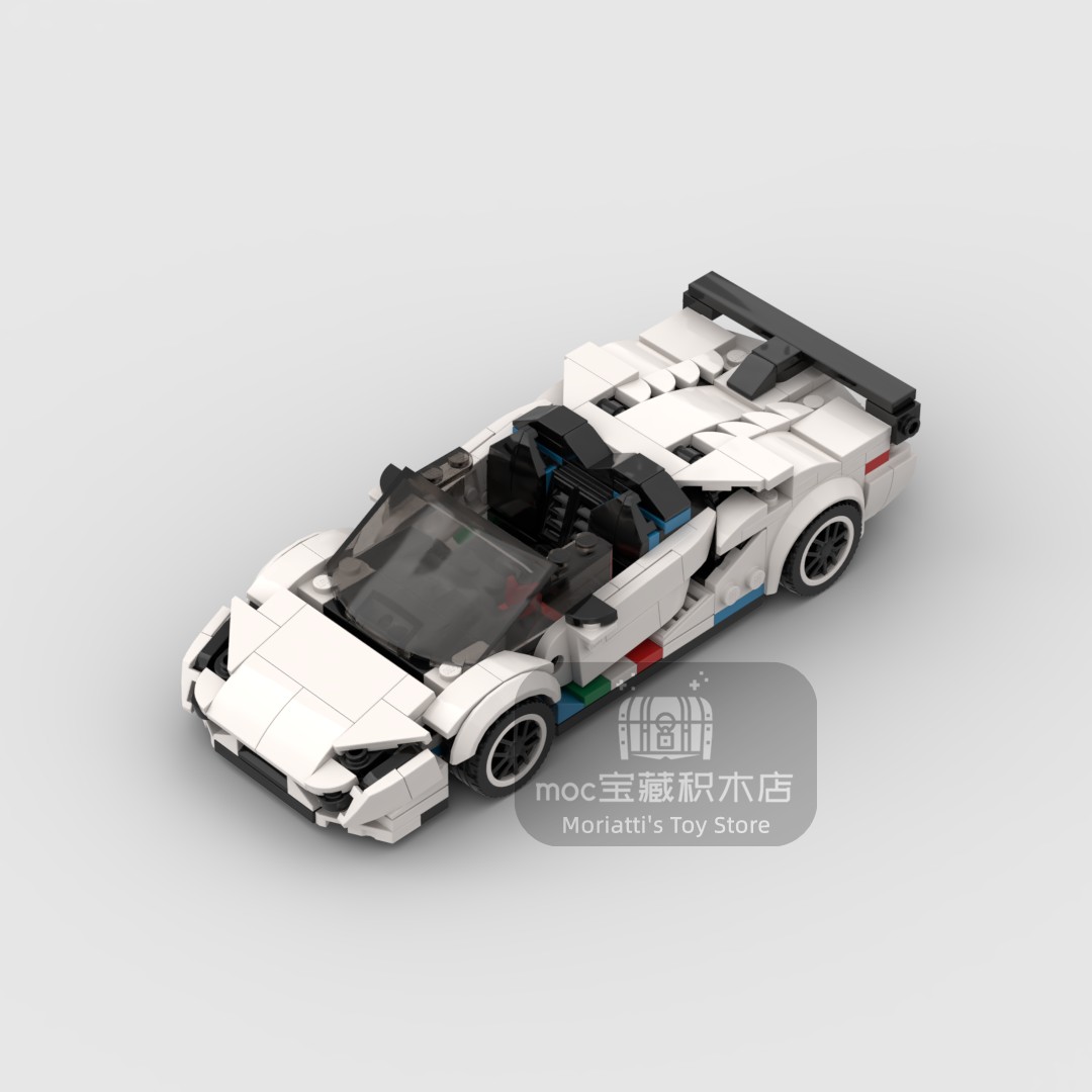 MOC Lambo Aventador SVJ  368pc - огляд і ціна Model Kit Lamborghini