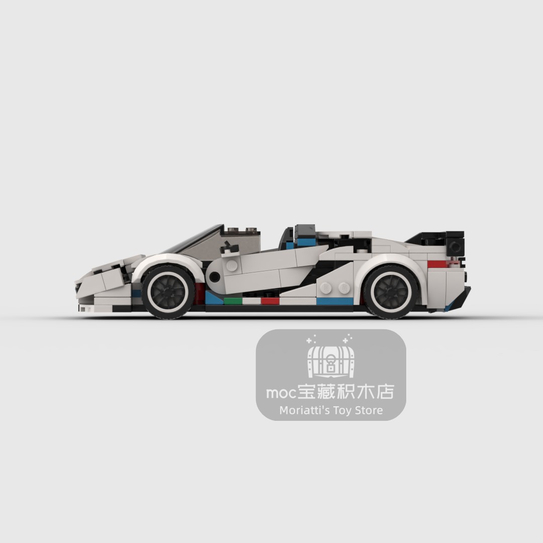 MOC Lambo Aventador SVJ  368pc - огляд і ціна Model Kit Lamborghini