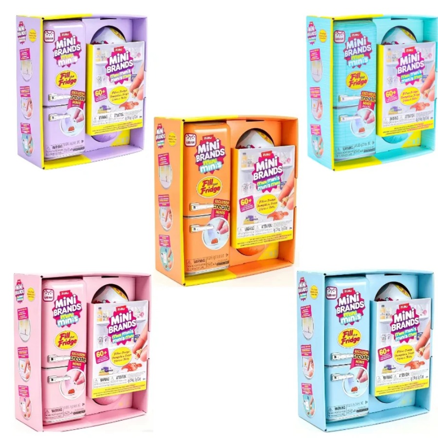 ZURU 5 Surprise Mini Fridge Ba - огляд і ціна Model Kitchen Set Pvc