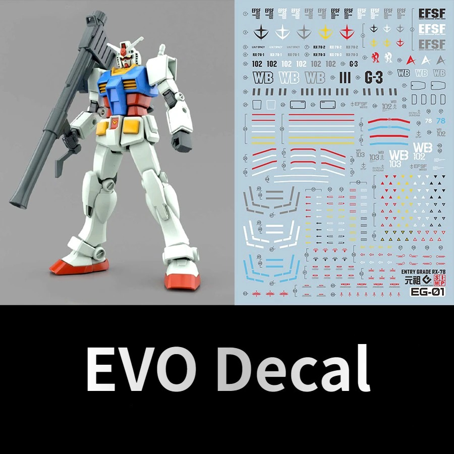 EVO EG-01 Fluorescent Water Sl - огляд і ціна Model Kit Water Decal